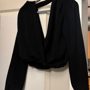 Elegant Black Women's Top